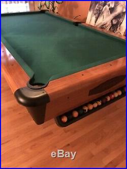 POOL table-Billiard 8 x 4 ft With Balls, Racks Cues. Great CONDITION-RARELY Used