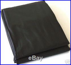 PVC Pool Snooker Billiard Table Cover for 8' x 4' pool table (Black) RRP $34.90