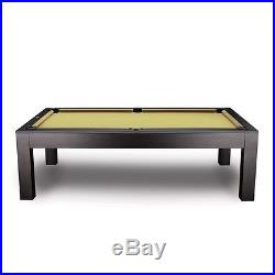 Penelope 7' Pool Table with Dining Top Conversion Walnut Finish and Free Shipping