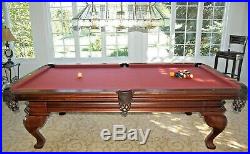 Peter Vitale 8ft Pool Table Package ALL MINT TABLE LIGHT RACK CHAIRS