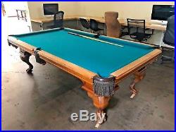 Peter Vitale Pool table with perfect felt with accessories. No reserve