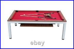 Playcraft Glacier 7' Pool Table with Dining Top
