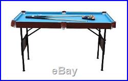 Playcraft Sport 54 Pool Table with Folding Legs and Playing Equipment