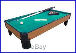 Playcraft Sport Bank Shot 3'4 Pool Table with Cloth Green