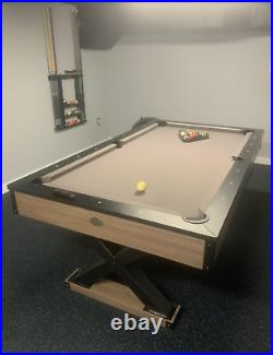 Playcraft Wolf Creek 7' Pool Table with Dining Top USED excellent shape