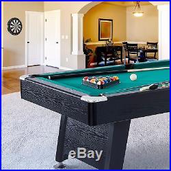 Pool Billiard Table With Accessories 84 Inch Heavy Duty Dartboard Set Game