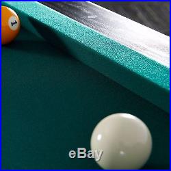 Pool Billiard Table With Accessories Bundle 84'' Heavy Duty Dartboard Set Game