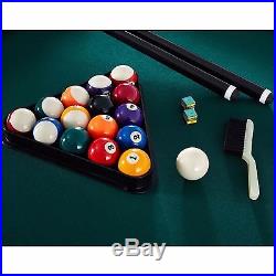 Pool Billiard Table With Accessories Bundle 84'' Heavy Duty Dartboard Set Game