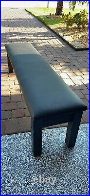 Pool Table 72 Storage Bench with Leather Top LOCAL PICKUP ONLY