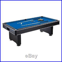 Pool Table 8 Feet Professional Blue Billiard 2 Cues Balls Tournament style