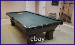Pool Table 9' Antique The Game Room Store Nj 07004 Brunswick Dealer