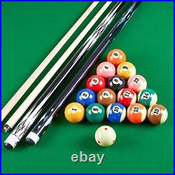 Pool Table Billiard Accessory Kit-Accessories Include TV Pool Ball Set &