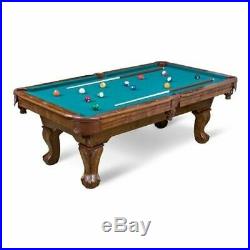 Pool Table Billiards 7.25 Foot Felt Cloth Dining Balls Game Cues Room Dorm 87 in