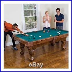 Pool Table Billiards 7.25 Foot Felt Cloth Sports Balls Game Cues Room Dorm 87 in