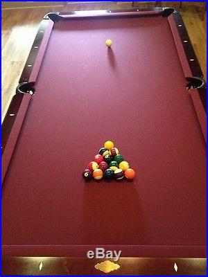 Pool Table, Billiards Sticks, Ping Pong Topper, Chairs & Table Game Rooms Set