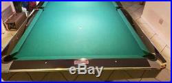 Pool Table Brunswick 9' Gold Crown III