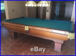 Pool Table Brunswick Balke Collender 1898 Antique