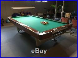 Pool Table. Brunswick Gold Crown 9ft