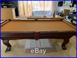 Pool Table Claw Legs new felt. 99 inches long by 55 wide