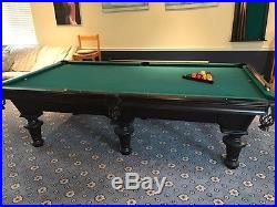 Pool Table Competition size, Olhausen, Green Felt, 6 legs, Excellent condition