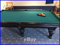Pool Table Competition size, Olhausen, Green Felt, 6 legs, Excellent condition