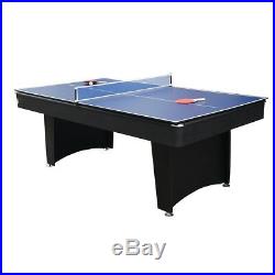 Pool Table Game Room 7 Foot Billiards Table Tennis Top Complete Set Included