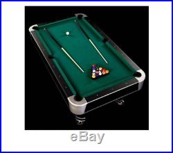 Pool Table Game Room 90-inch Billiard Balls Cues Table With Bonus Accessory Kit