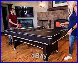 Pool Table Game Room Billiard Balls With Table Tennis Top Ping Pong NEW