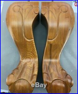 Pool Table Legs, Billiards Leg, Ball and claw, the beast, wood, honey, new