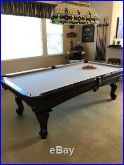 Pool Table Olhausen Accu-Fast Great condition. Cherry wood/tan felt