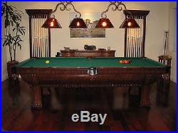 Pool Table Package Antique Brunswick Marquette Reproduction 156 of 160 produced