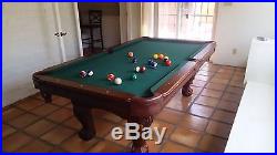 Pool Table/Ping Pong Table, balls, cues, chalk, paddles, net