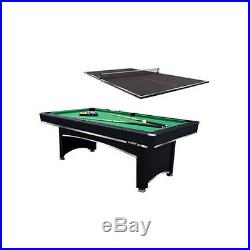 Pool Table Tennis Ping Pong Set Balls Cues Game Room Billiards Paddle Net Sport