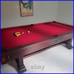 Pool Table Windsor Authentic Est Brunswick 1845 American