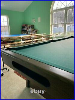 Pool table 3/4inch slate 4 x 8 foot pool sticks balls and triangle included