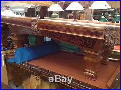 Pool table 4x8 BRUNSWICK ASHBEE in showroom condition new felt any color