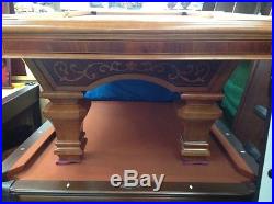 Pool table 4x8 BRUNSWICK ASHBEE in showroom condition new felt any color