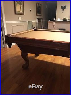 Pool table (7 foot Brunswick Contender) with accessories. Slightly used