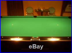 Pool table 9ft brunswick gold crown 3. High tech black