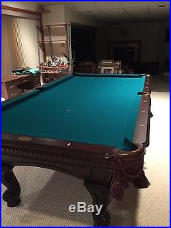 Pool table, Spencer Marston 8' slate