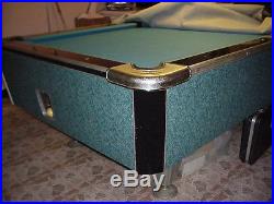 Pool table one inch slate top game room in good condition