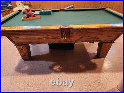 Pool table with accessories olhausen 7 foot