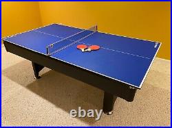 Pool table with tennis table top for sale