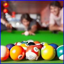 Portable Folding Gorgeous Billiard Pool Table Set 47 Balls Cues Chalk Game Room