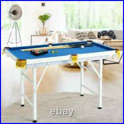 Portable Folding Youth Pool Table Billiard Desk Indoor Game With Accessories