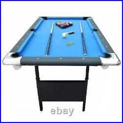 Portable Pool Table 6 Ft Folding Legs Game Room Billiard Family Kids Playing NEW