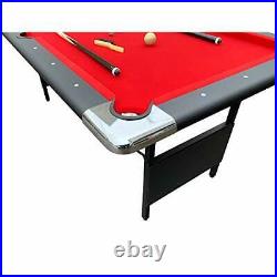 Portable Pool Table 6 Ft Indoor Game Easy Folding Storage Hathaway Fairmont