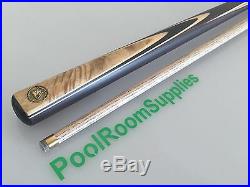 PowerGlide Pool Snooker Billiard Cue Masse Tournament ASH with Burl Inlay Gift