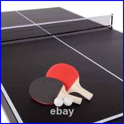 (Price Reduced) Pool/Tennis Table (7 ft.) (Black/Green)