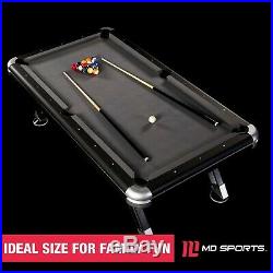 Pro Pool Table 7.5 Foot Heavy Duty Game Room Billiards All Accessories Included